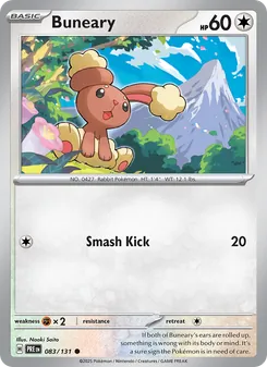 Buneary, Prismatic Evolutions, no. 083