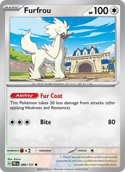 Furfrou, Prismatic Evolutions, no. 088