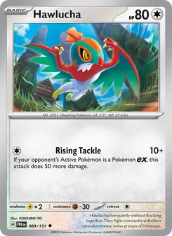 Hawlucha, Prismatic Evolutions, no. 089