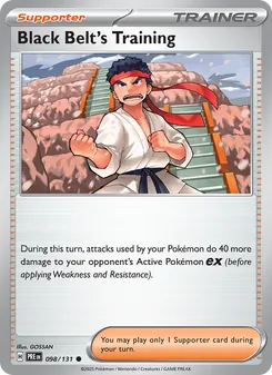 Black Belt's Training, Prismatic Evolutions, no. 098