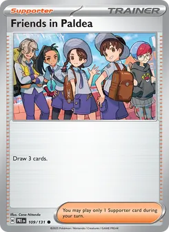 Friends in Paldea, Prismatic Evolutions, no. 109
