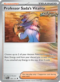 Professor Sada's Vitality, Prismatic Evolutions, no. 120