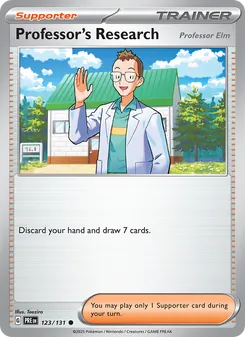 Professor's Research, Prismatic Evolutions, no. 123
