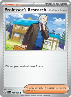 Professor's Research, Prismatic Evolutions, no. 124