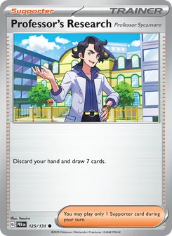Professor's Research, Prismatic Evolutions, no. 125