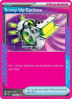 Scoop Up Cyclone, Prismatic Evolutions, no. 128
