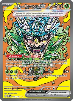 Teal Mask Ogerpon ex, Prismatic Evolutions, no. 145