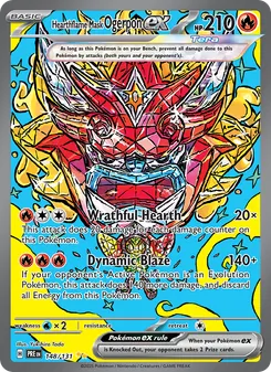 Hearthflame Mask Ogerpon ex, Prismatic Evolutions, no. 148