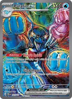 Palafin ex, Prismatic Evolutions, no. 151