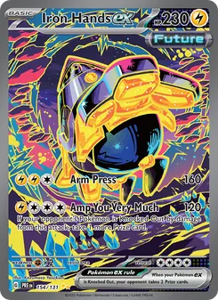 Iron Hands ex, Prismatic Evolutions, no. 154