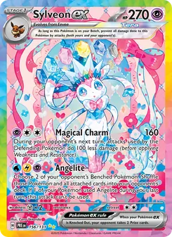 Sylveon ex, Prismatic Evolutions, no. 156