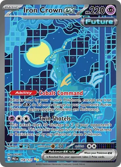 Iron Crown ex, Prismatic Evolutions, no. 158