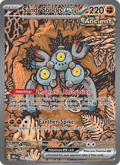 Sandy Shocks ex, Prismatic Evolutions, no. 159