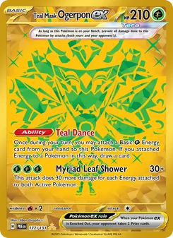 Teal Mask Ogerpon ex, Prismatic Evolutions, no. 177