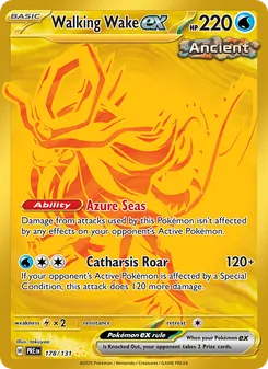 Walking Wake ex, Prismatic Evolutions, no. 178