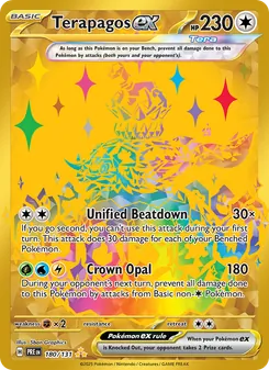 Terapagos ex, Prismatic Evolutions, no. 180
