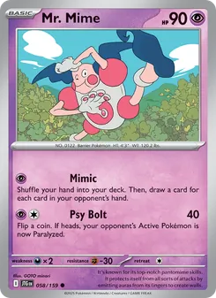 Mr. Mime, Journey Together, no. 058