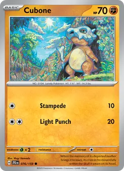 Cubone, Journey Together, no. 076