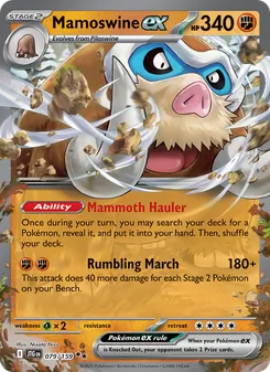 Mamoswine ex, Journey Together, no. 079