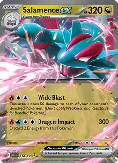 Salamence ex, Journey Together, no. 114