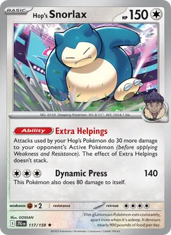 Hop's Snorlax, Journey Together, no. 117