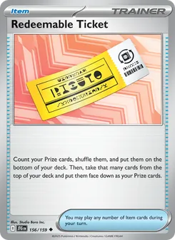 Redeemable Ticket, Journey Together, no. 156