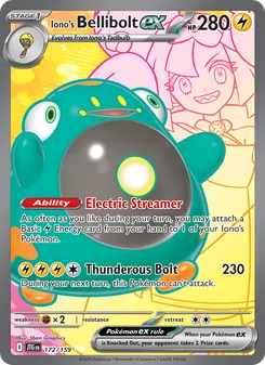 Iono's Bellibolt ex, Journey Together, no. 172