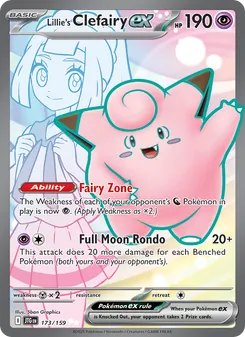Lillie's Clefairy ex, Journey Together, no. 173