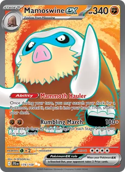 Mamoswine ex, Journey Together, no. 174