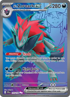 N's Zoroark ex, Journey Together, no. 175