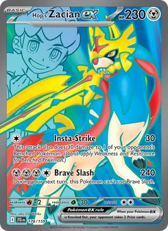 Hop's Zacian ex, Journey Together, no. 176