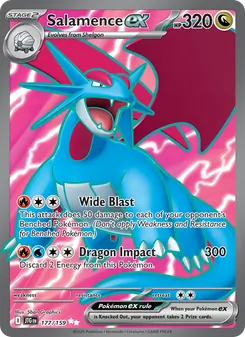Salamence ex, Journey Together, no. 177