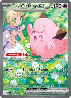 Lillie's Clefairy ex, Journey Together, no. 184