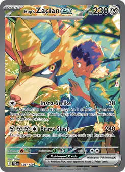 Hop's Zacian ex, Journey Together, no. 186