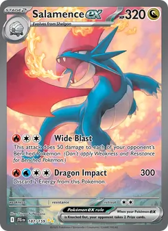 Salamence ex, Journey Together, no. 187