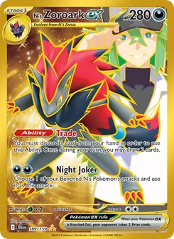 N's Zoroark ex, Journey Together, no. 189
