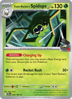 Team Rocket's Spidops, Destined Rivals, no. 020
