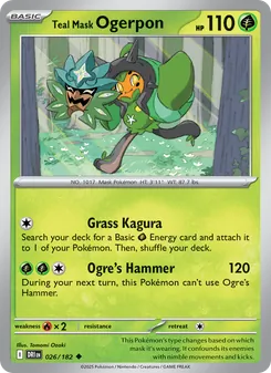 Teal Mask Ogerpon, Destined Rivals, no. 026