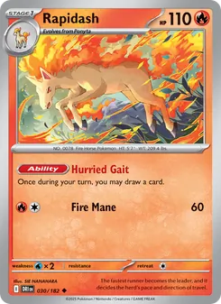 Rapidash, Destined Rivals, no. 030