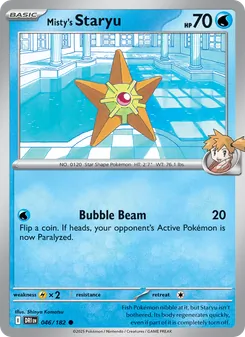 Misty's Staryu, Destined Rivals, no. 046