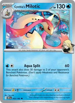 Cynthia's Milotic, Destined Rivals, no. 053