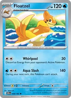 Floatzel, Destined Rivals, no. 058