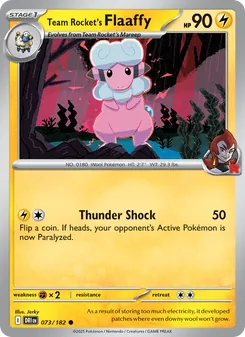 Team Rocket's Flaaffy, Destined Rivals, no. 073