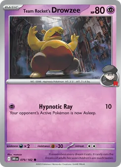 Team Rocket's Drowzee, Destined Rivals, no. 079