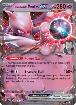 Team Rocket's Mewtwo ex, Destined Rivals, no. 081