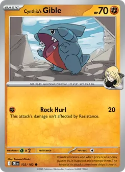 Cynthia's Gible, Destined Rivals, no. 102
