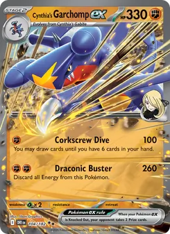 Cynthia's Garchomp ex, Destined Rivals, no. 104