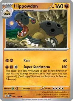 Hippowdon, Destined Rivals, no. 106