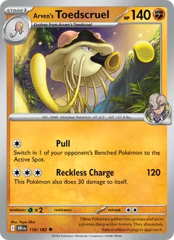 Arven's Toedscruel, Destined Rivals, no. 110