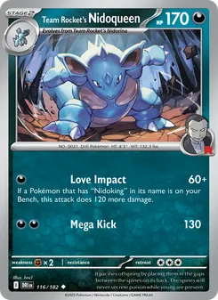 Team Rocket's Nidoqueen, Destined Rivals, no. 116